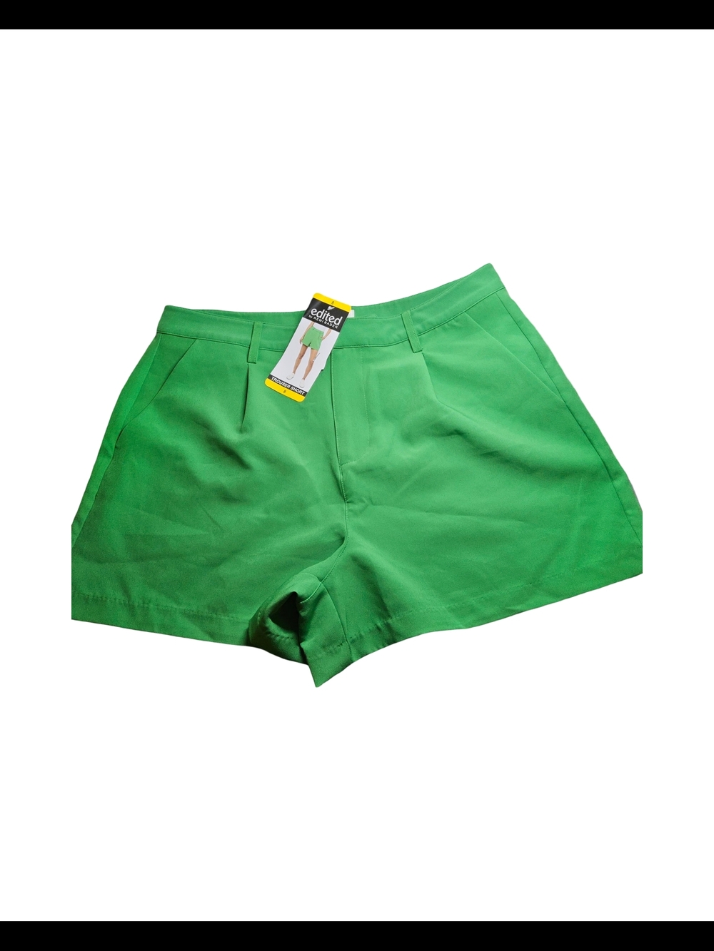 NWT Size 8 Womens Edited by Remi Bader Green Trouser Shorts